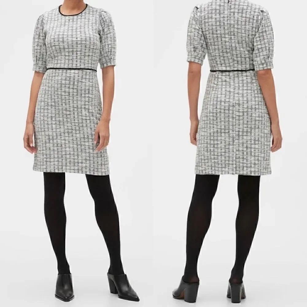 Banana Republic | Plaid Tweed Style Dress